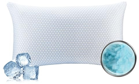 Deodar Memory Foam Pillow 40x80 cm Kühlendes Kissen Antibakterielles Kissen für Seiten, Rücken und Bauchschläfer