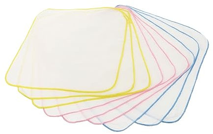 IMIKEYA 9stücke Handtücher Quadratisch Baumwoll Spucktücher Saugfähig Für Kleinkinder Zart Und Hautfreundlich Für Neugeborene Und Junge Mädchen