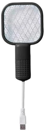 Racchetta Zanzare Elettrica- 120G Electric Fly Zapper | Electric Fly Swatter | Racket Swatter A Mosca Elettrica | Catcher Di Lampada Da Trappola Per Interni Sicuri Per Il Posto Di Lavoro A Casa