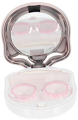 BESPORTBLE Lovely Cat Claw Shape Contact- Box Portable Travel Contact- Holder for Eye Contact Lenses Storage