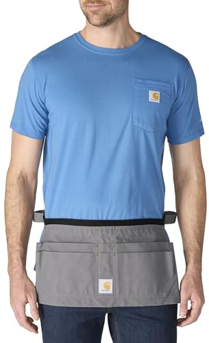 Carhartt Men's Firm Duck Half Apron, Asphalt, Medium