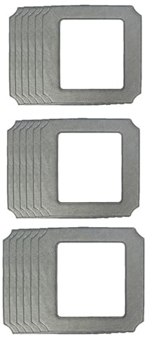 Panni For La Pulizia In Microfibra 24x24 Cm For Robot Aspirapolvere, Panno Spesso Riutilizzabile For Lavare I Vetri Delle Finestre(18pcs)