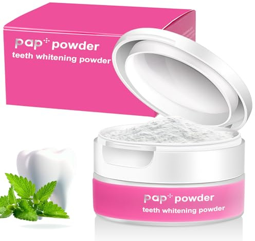 50g Polvere Sbiancante,Polvere per la pulizia dei denti,Sbiancante Denti,Dentifricio in polvere per Rimuovere Macchie e Alito Fresco,Adatto la maggior parte delle persone