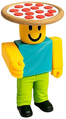 Noobini Pizzanini – Brainrot Italian Memes XL Figur 13 cm – Offizielle Kollektion Brainrot – Figur mit Pizza auf dem Kopf – Sammelfigur Brain Rot Viral – 67 Six Seven Traalero