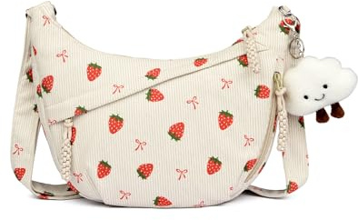 Micmores Umhängetasche Damen Halbmond Crossbody Bag Verstellbare SchultertascheIdeal für Arbeit Reisen Uni