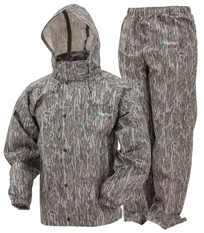 Frogg Toggs Combinaison de Pluie Standard et Classique pour Homme, imperméable et Respirante, Fond en chêne Mousseux, Taille M