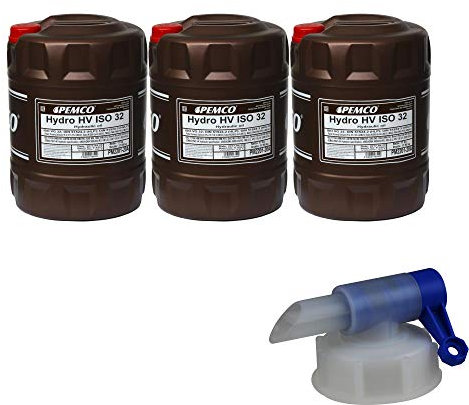 3x 20 Liter Original PEMCO Hydro HV ISO 32 HVLP 32 Hydrauliköl Oil Öl
