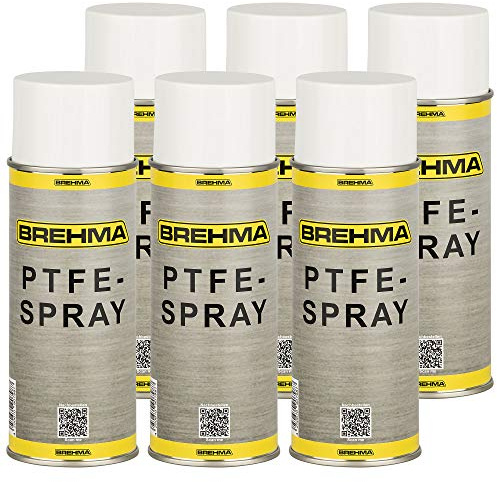 6x BREHMA PTFE Spray Kriechöl Schmiermittel Trockenschmierung 400ml