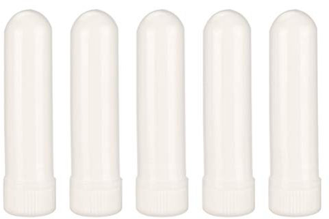 Milisten 5stücke Aromatherapie Naseninhalator Tuben Nachfüllbare Weiße Röhrchen Für Ätherische Öle Tragbar Für Erwachsene Für Unterwegs Und Reisen