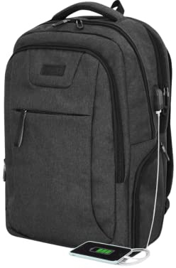SUBBLIM Mochila Ordenador Professional con Air Padding Backpack 16 Gran Capacidad Organización Bolsillo Antirrobo Negro