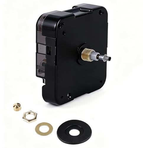 DHinkyoung Clock Movement Quartz Wall Clock Inner Works Kit DIY Clocks Mechanism Parts for Clocks Replacement Repair, Shaft Height 1.9 cm, Please Measure Before Buying