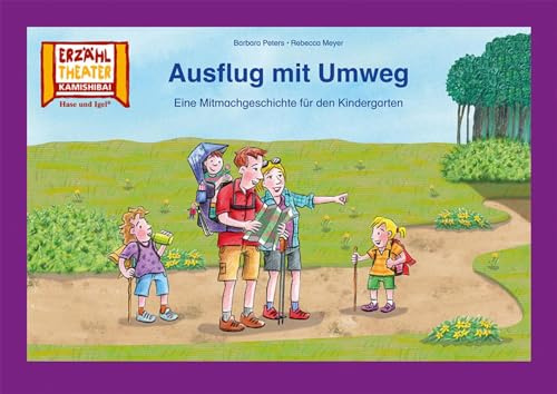 Ausflug mit Umweg / Kamishibai Bildkarten: Eine Mitmachgeschichte für den Kindergarten. 7 Bildkarten für das Erzähltheater