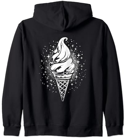 Cône de crème glacée Dessert glacé Profession Sweat à Capuche