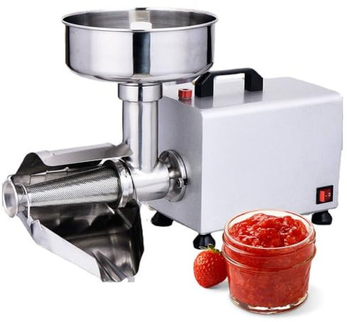 Elektrisches Tomatensieb, Tomatenmühle in Handelsqualität, Tomatenpresse und -sieb, 90–160 kg/h, automatisches Tomatensieb, Obstpresse, Quetscher
