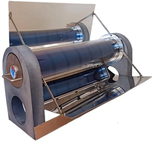 Horno solar portátil con calefacción uniforme de 360 grados, rango de temperatura de 120-240 ℃, ideal para mochileros y senderismo