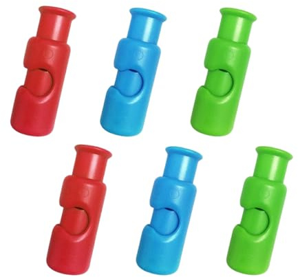 KinetiCore 6 Pcs Reusable Plastic Food Bag Clips for Kitchen Storage | Reusable Press-to-Close Plastic Bag Clips, Airtight Food Seal for Snack Bread Bags, Kitchen Storage & Freshness, 6 Pack