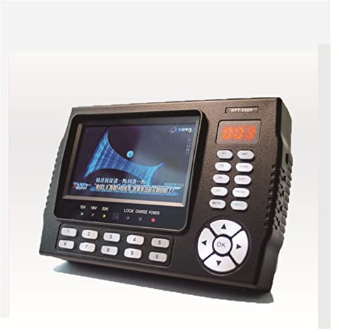 Satellitsökare, Satellitsökare, KPT-958H 4,3 Tums TV DVB-S/S2 Satellitmottagare Bärbar Multifunktionell HD-skärm Mpge4 För Flexibel Användning,SAT-signalmätning