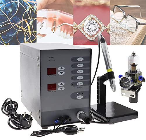 Saldatrice automatica per gioielli, saldatrice ad arco a impulsi per la riparazione di gioielli, strumento di saldatura a scintilla senza cuciture, portatile e facile da usare, perfetta per