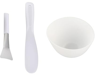 DIY-Maskenherstellungs-Rührschüssel-Set Maskenherstellungs-Silikonbürstenspatel Weiche Silikon-Haarfarben-Rührschüssel