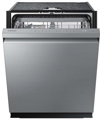 Samsung Unterbau-Geschirrspüler, 60 cm, EEK: C, 14 Maßgedecke, 9,2 l Wasserverbrauch, WaterJet Clean, SmartThings AI Energy Mode, 42 dB(A), Silber, DW60BG750USLET