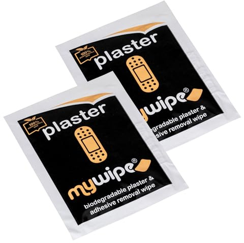 MYWIPE Plastic Free Gentle Plaster & Adhesive Remover Wipes