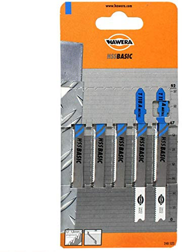 Hawera T118A Jigsaw Blade HSS Basic for Metal