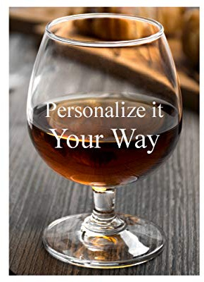 Personalized Brandy Glass - Groomsmen or Groomsman Gift