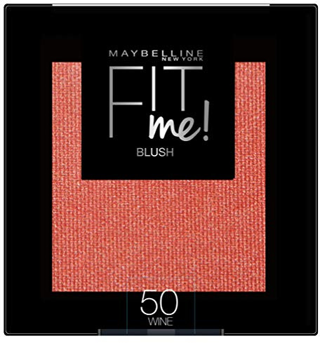 Maybelline Fit Me Tono 50 Wine Colorete En Polvo Mate Todo Tipo De Pieles. - 5Gr