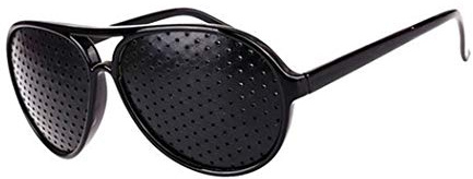LIPIODOL Rasterbrille Lochbrille Pinhole Glasses Augentraining Rasterbrille Brille Augentraining Entspannung Gitterbrille