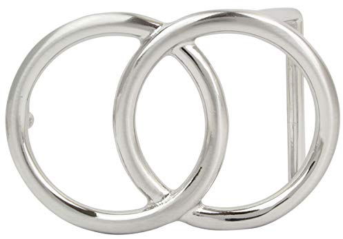 BELTINGER Gürtelschnalle Cerchi 4,0 cm | Buckle Wechselschließe Gürtelschließe 40mm Massiv | Wechselgürtel bis 4cm