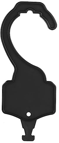LYEAA Enganche de cinturón de nylon – Exhibidor de armario que ahorra espacio para cinturones, compatible con hebilla Cobra, diseño ligero, Negro, 17.5 * 7.3cm / 6.88 * 2.87pulgadas