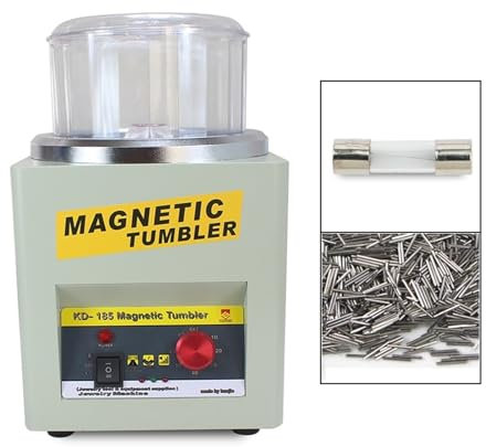 Smerigliatrice da banco KD/KT-185 Macchina di rifinitura magnetica del lucidatore dei gioielli della chiavetta, lucidatrice magnetica CA Lucidatrice per gioielli