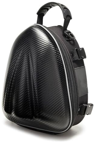 Motorbike Riding Bag Hecktasche, Rücksitztasche, Rucksack, Umhängetasche, Helmtasche, Kohlefaser-Motorradtasche, wasserdichte Motorrad-Hecktasche, Hecktasche Motorcycle Side Bag