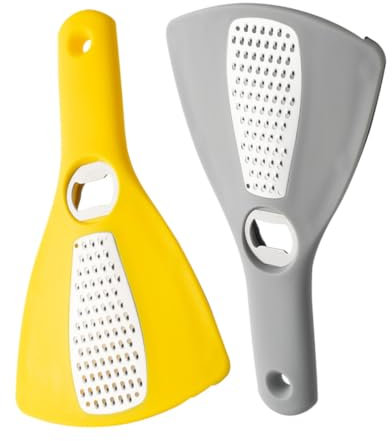CONGARTENO 2 Abridores de Tapas de Botellas Multifunción de Acero Inoxidable y Pp, Diseño Práctico y Portátil para Cocina y Hogar