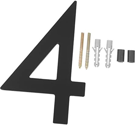 SHINEOFI Decorative Number Plaques Acrylic Mailbox Numbers Weatherproof Metal for Home
