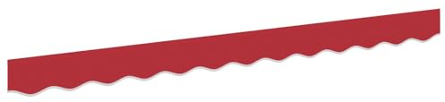vidaXL Markisenfranse Rot 2,8 x 0,2 m Segeltuch