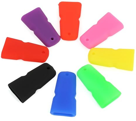 SHARROW Protector de Puntas de Arco de Tiro con Arco Protector de Puntas de Palas de Arco Recurvo de Silicona para Caza al Aire Libre Arco Recurvo Arco Largo (5, Rojo)