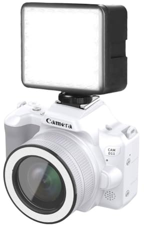 Aboiled Travel Camara 48MP DSLR Camera Video Recording Mini Digital Camera 16X Digital Zoom with Fill Light Fight White
