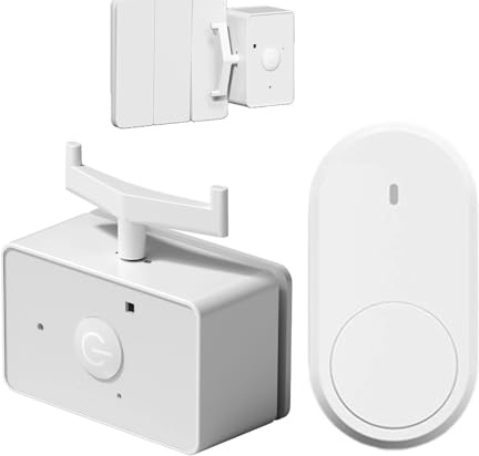 Wireless Control - Simple Install Compact Design, Remote Operated Hands-FreeTech, Voice Integration Timer Blue-tooth Swiitch, Wi-Fi No Wiring Upgrade Home | SMART-LIFE Gadget ForWall Buttons Doorbells