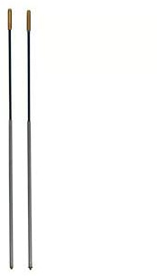 Saracen 2 Snap Fit Window Rods for uPVC Windows Replacement Locking Rods Gearbox Compatible Security Repair Parts (429mm)