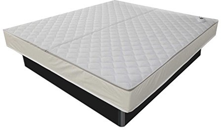 my-waterbed Dual (2 Kammern) Softside Wasserbett Komplett inkl. Unterbau (Podest) (20224)