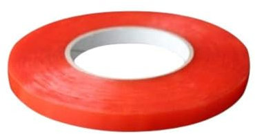 Ruban adhésif double face 6 mm, facile à retirer, extra long (50 m)