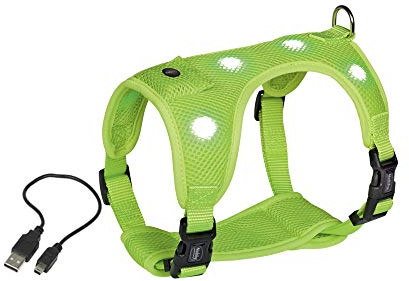Nobby Geschirr FLASH MESH, neon gelb, S: Brust: 28-35 cm, Bauch: 35-45 cm, 1 Stück