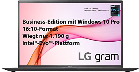 LG gram 16Z90P-G - 40,6 cm (16) - Core i5 1135G7 - EVO - 16 GB RAM - 512 GB SSD