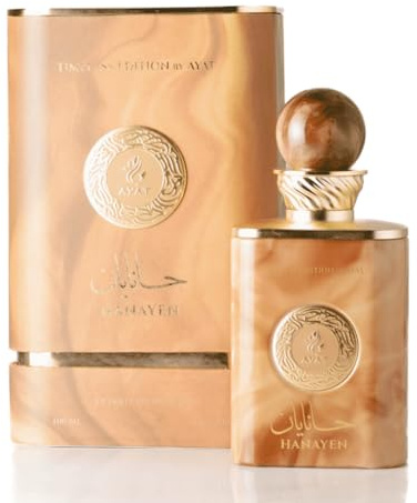 AYAT PERFUMES - Hanayen Eau De Parfum Timeless Edition 100ml | Long-Lasting Spicy & Woody Fragrance for Men & Women | Dubai-Inspired Luxury Perfume | Elegant Bottle Design | Gift for Couple