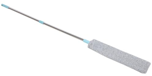 Baluue Haushaltsstaubwedel 127cm Edelstahlgriff Staubpinsel Lang Für Schwer Zugängliche Ecken Waschbarer Bodenreiniger Für Zuhause Effiziente Staubentfernung Unter Möbeln