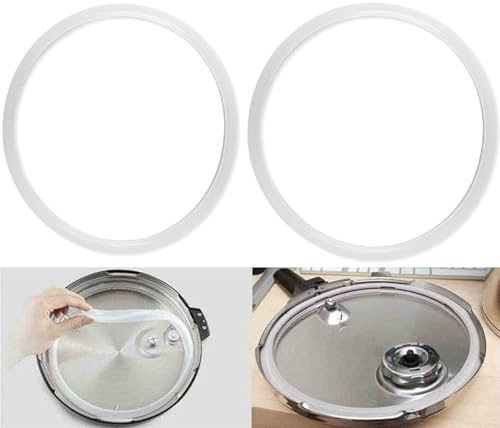 Dichtungsring für Schnellkochtopf, universeller Silikon-Dichtungsring, Ersatzdichtung, Zubehör für Zuhause, Küche, 24 cm, 2 Stück