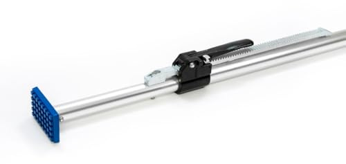 LOADCARE Alu Klemmbalken mit Gummifüßen zur Transportsicherung Klemmstange Ladungssicherung Trennstange KFZ PKW LKW Anhänger Universal-Spanner für Fahrzeuge Ausziehbar 1,30-1,67 m