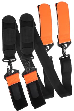 iplusmile Skiträagegurt für Skistöcke und Skiausrüstung Tragegurt für Ski und Stockträger Outdoor-skizubehör mit Rückengurt und Schultergurt