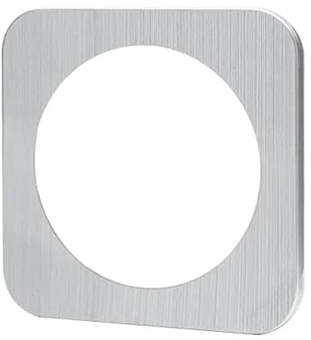 Väggskylt i aluminium, 3 nycklar, silverfärg, perfekt för elinstallationer och modern inredning.